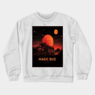 Interstellar Road Trip: Magic Bus Under the Stars Crewneck Sweatshirt